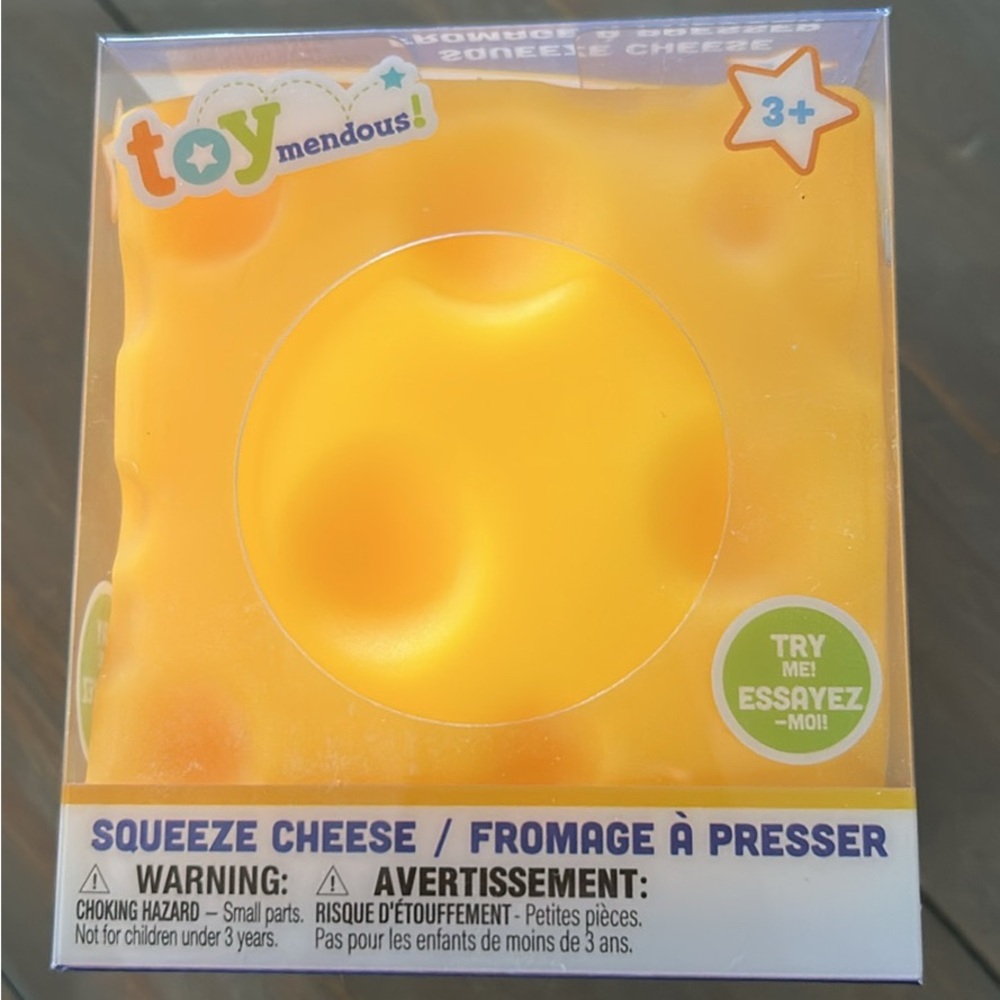 Squeeze Cheese Sensory Toy - Squishy Viral Sold Out Everywhere
